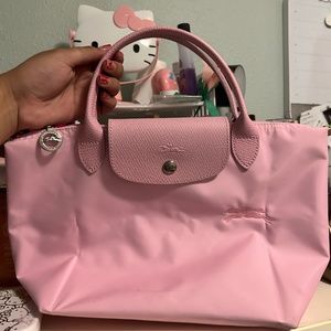 Longchamp  Le Pliage pink handbag in Small